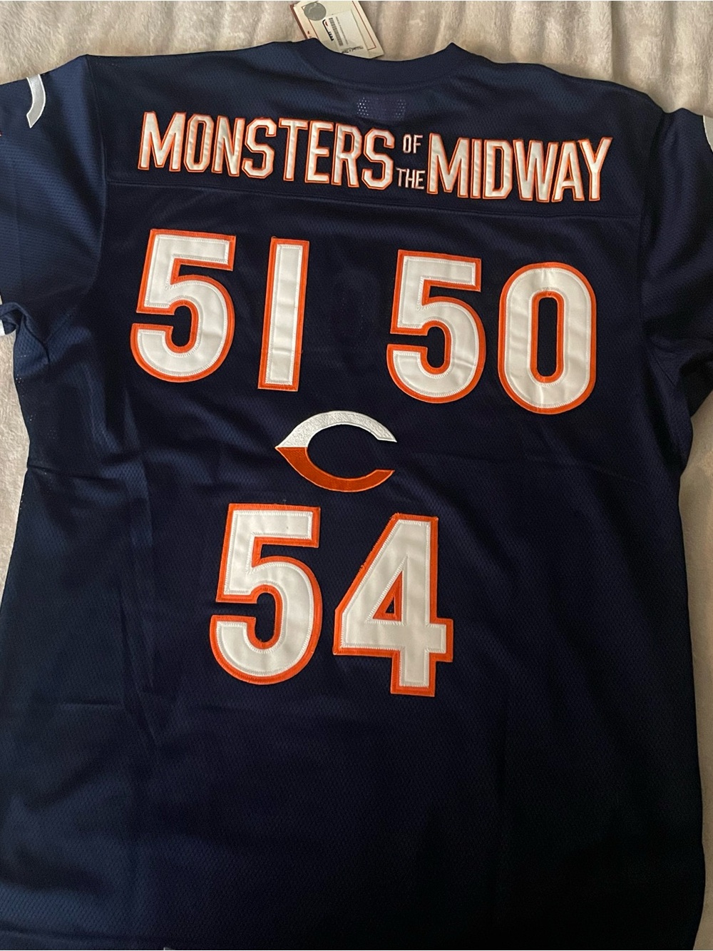 Mitchell & Ness Adult Navy Chicago Bears 'Monsters of the Midway' Jersey - Picture 1 of 5
